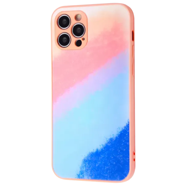 Husă pentru smartphone Apple iPhone 12 Pro WAVE/ Back/ TPU/ Blue Pink photo 1