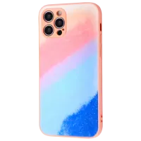 Чехол для смартфона Apple iPhone 12 Pro WAVE/ Back/ TPU/ Синий Розовый