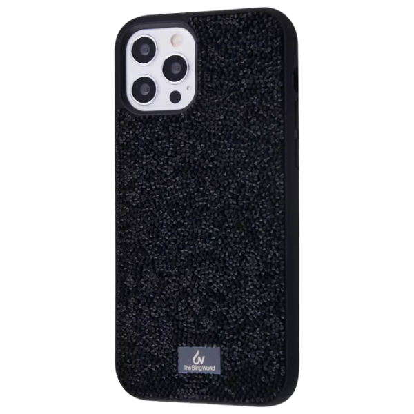Husă pentru smartphone Apple iPhone 12 Pro Max Bling World/ Back/ TPU/ Black photo 1