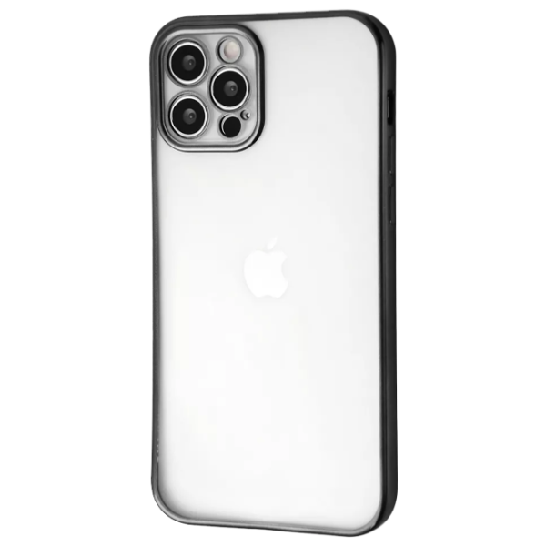 Чехол для смартфона Apple iPhone 12 Pro Max SULADA/ Back/ TPU/ Черный Прозрачный photo 1 Чехол для смартфона Apple iPhone 12 Pro Max SULADA/ Back/ TPU/ Черный Прозрачный photo 1