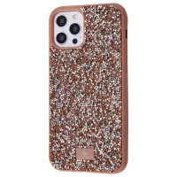 Husă pentru smartphone Apple iPhone 12 Pro Max Bling World/ Back/ TPU/ Rose Gold