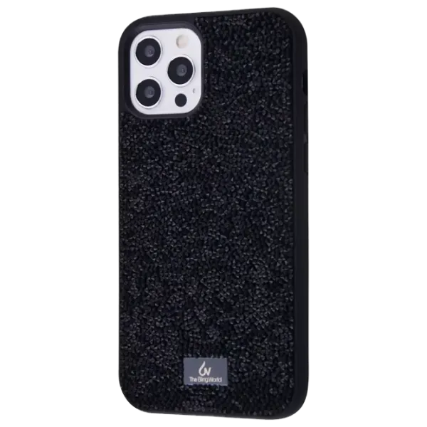Husă pentru smartphone Apple iPhone 12/ 12 Pro Bling World/ Back/ TPU/ Black photo 1