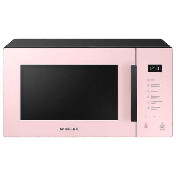 Микроволновая печь Samsung MS23T5018AP/ BW Отдельно стоящий/ 800 Вт/ Розовый photo 1
