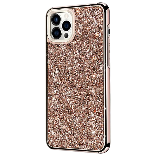 Husă pentru smartphone Apple iPhone 13 Pro Bling World/ Back/ TPU/ Rose Gold photo 1