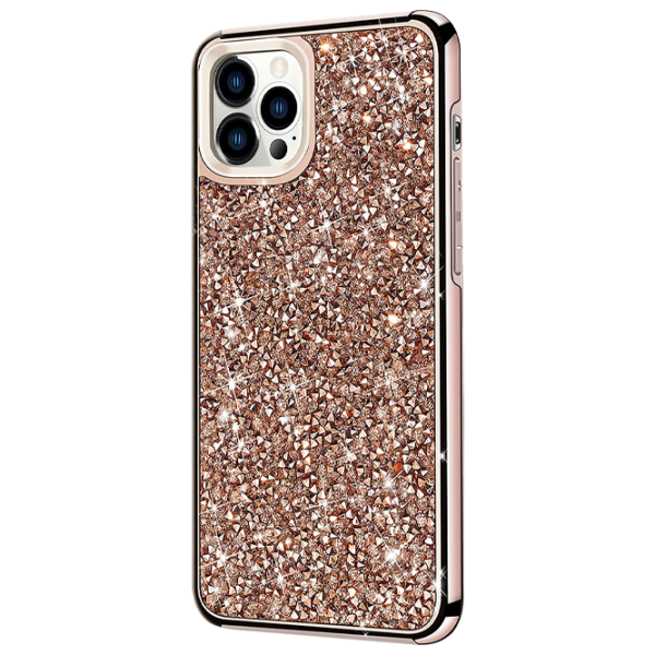 Husă pentru smartphone Apple iPhone 13 Pro Bling World/ Back/ TPU/ Rose Gold photo 1