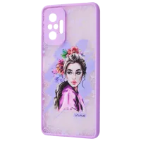 Чехол для смартфона Xiaomi Redmi Note 10 Pro WAVE/ Back/ TPU/ PC/ Пурпурный