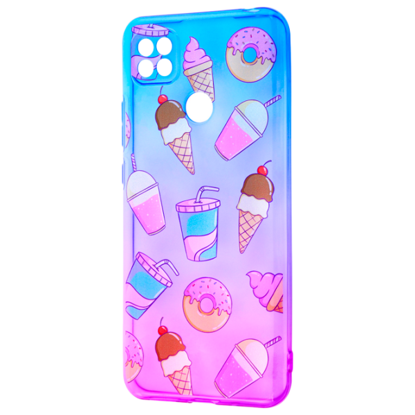 Чехол для смартфона Xiaomi Redmi 9C WAVE/ Back/ TPU/ Пурпурный Синий photo 1