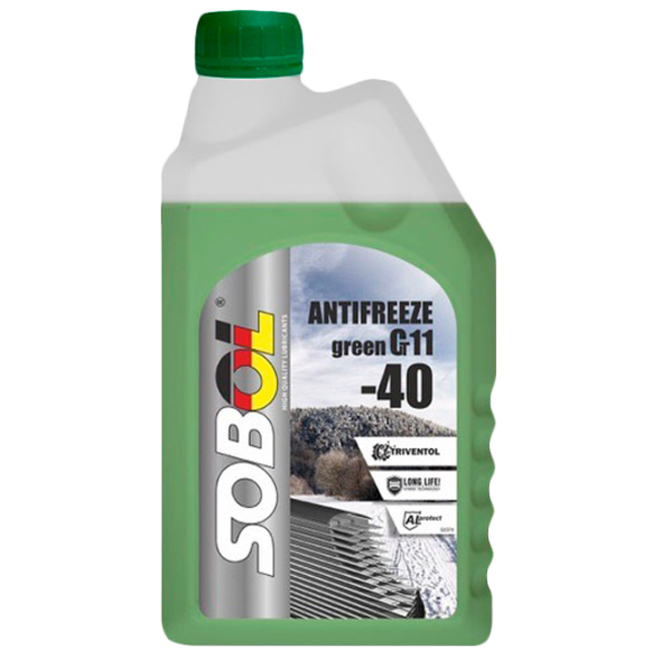 Антифриз SOBOL New Formula 70667 1 л Зелёный photo 1