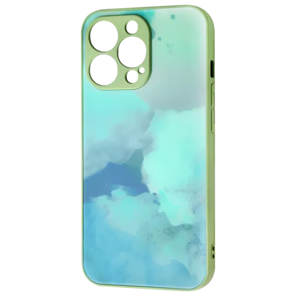 Husă pentru smartphone Apple iPhone 13 Pro WAVE/ Back/ TPU/ Mint Green photo 1