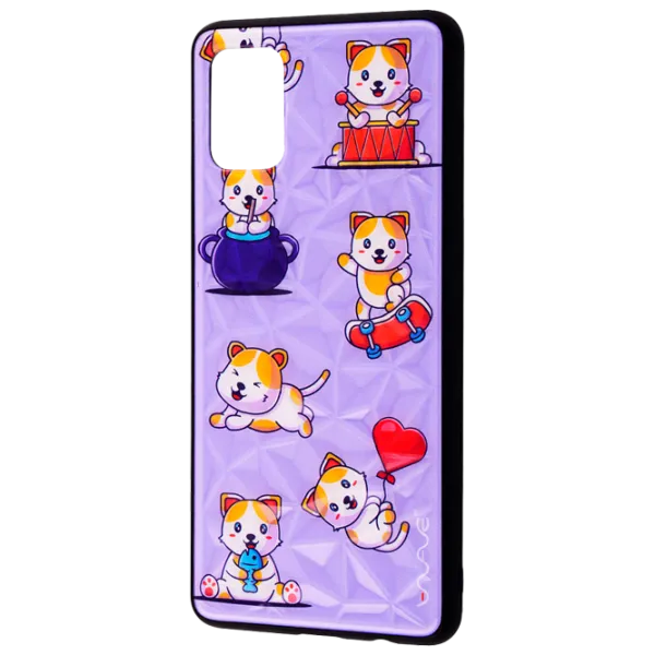 Чехол для смартфона Xiaomi Redmi 9A WAVE/ Back/ TPU/ PC/ Светлый Пурпурный photo 1