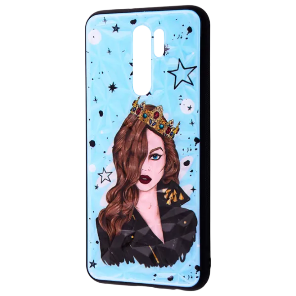 Чехол для смартфона Xiaomi Redmi 9 WAVE/ Back/ PC/ TPU/ Черный Синий photo 1