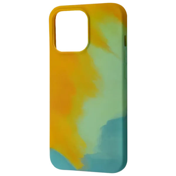 Husă pentru smartphone Apple iPhone 13 Pro WAVE/ Back/ TPU/ Dark Green Yellow photo 1