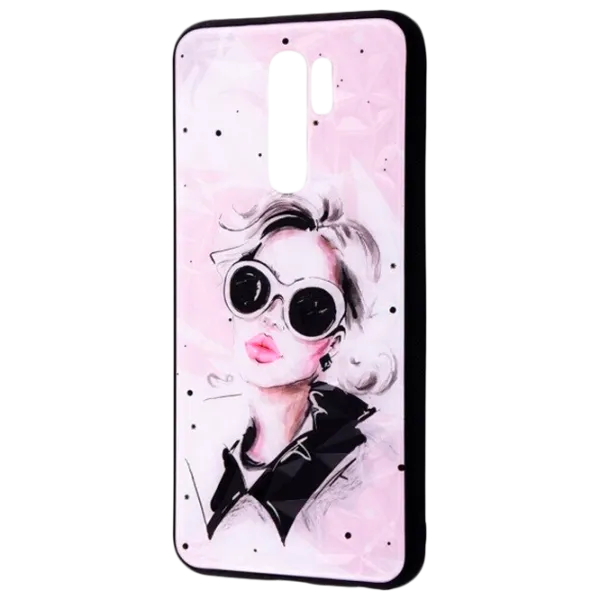 Чехол для смартфона Redmi 9 WAVE/ Back/ PC/ TPU/ Черный Пурпурный photo 1