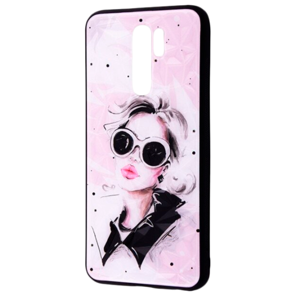Чехол для смартфона Redmi 9 WAVE/ Back/ PC/ TPU/ Черный Пурпурный photo 1