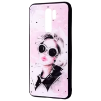Husă pentru smartphone Redmi 9 WAVE/ Back/ PC/ TPU/ Black Purple