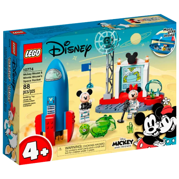 Детский конструктор LEGO Mickey Mouse & Minnie Mouse's Space Rocket Космическая ракета/ Синий photo 1