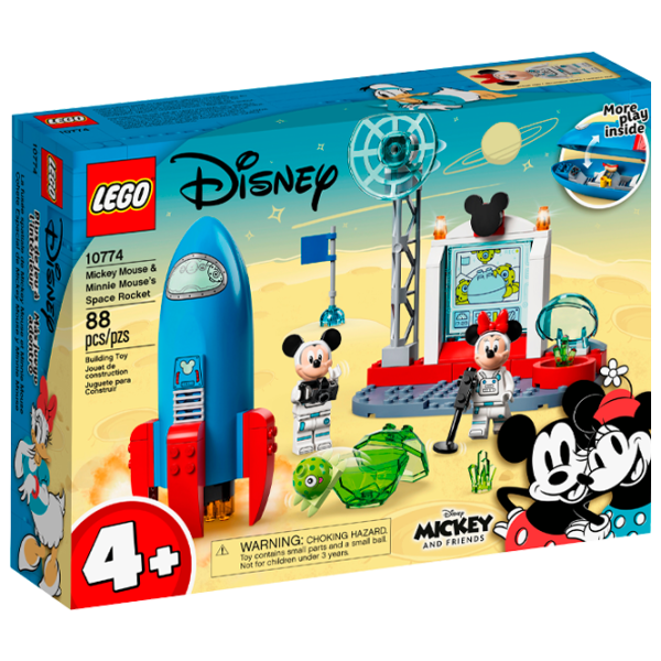 Детский конструктор LEGO Mickey Mouse & Minnie Mouse's Space Rocket Космическая ракета/ Синий photo 1