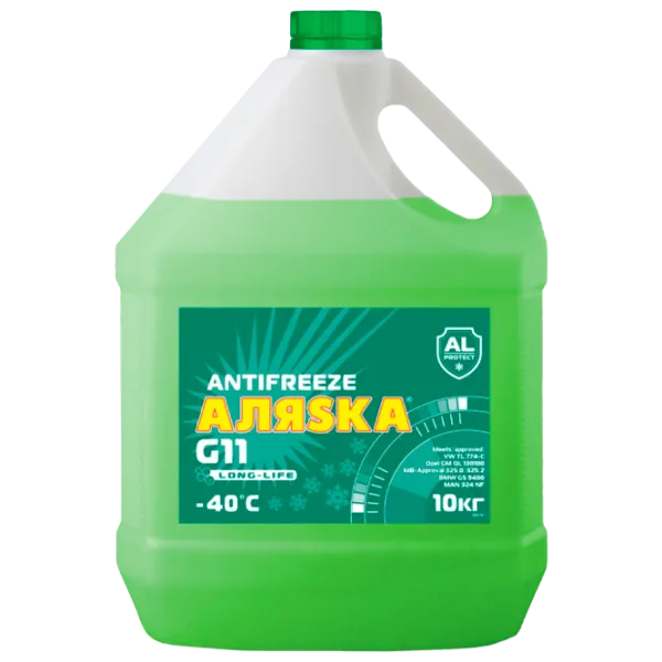 Антифриз Alaska New Formula 49423 10 л Зелёный photo 1
