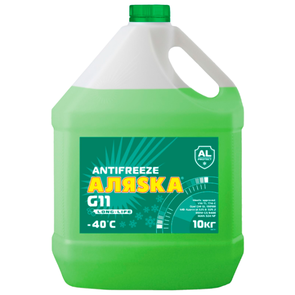 Антифриз Alaska New Formula 49423 10 л Зелёный photo 1