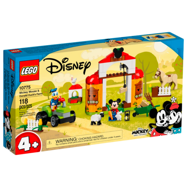 Детский конструктор LEGO Mickey Mouse & Donald Duck Farm Ферма/ Желтый photo 1