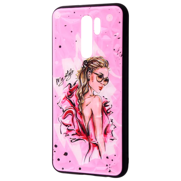 Husă pentru smartphone Xiaomi Redmi 9 WAVE/ Back/ PC/ TPU/ Black Pink photo 1 Husă pentru smartphone Xiaomi Redmi 9 WAVE/ Back/ PC/ TPU/ Black Pink photo 1