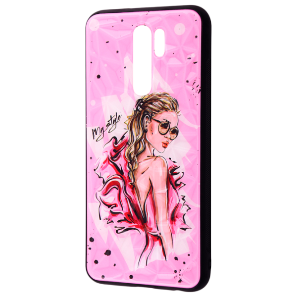 Husă pentru smartphone Xiaomi Redmi 9 WAVE/ Back/ PC/ TPU/ Black Pink photo 1 Husă pentru smartphone Xiaomi Redmi 9 WAVE/ Back/ PC/ TPU/ Black Pink photo 1