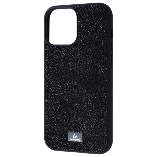 Husă pentru smartphone Apple iPhone 13 Pro Max Bling World/ Back/ TPU/ Black photo 1