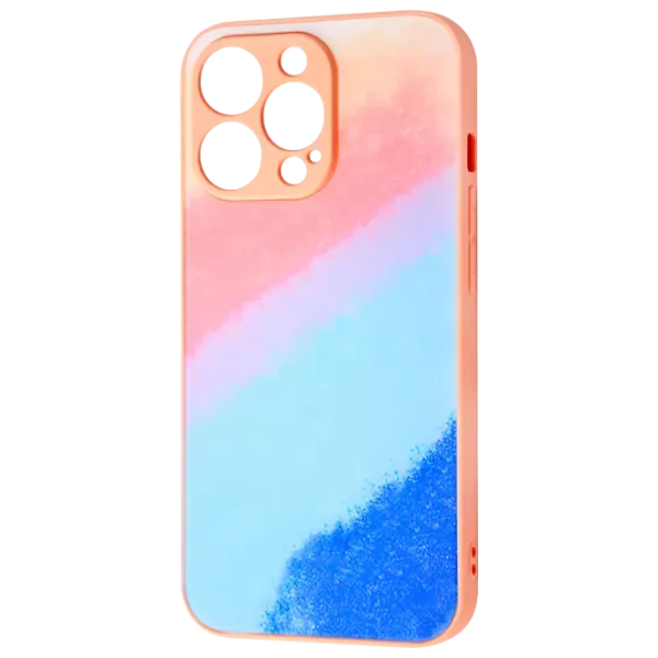 Husă pentru smartphone Apple iPhone 13 Pro Max WAVE/ Back/ TPU/ Blue Pink photo 1