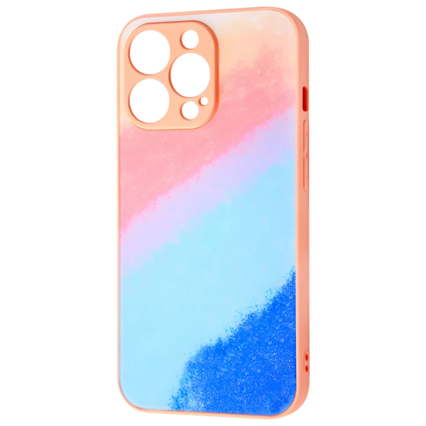 Husă pentru smartphone Apple iPhone 13 Pro Max WAVE/ Back/ TPU/ Blue Pink photo 1