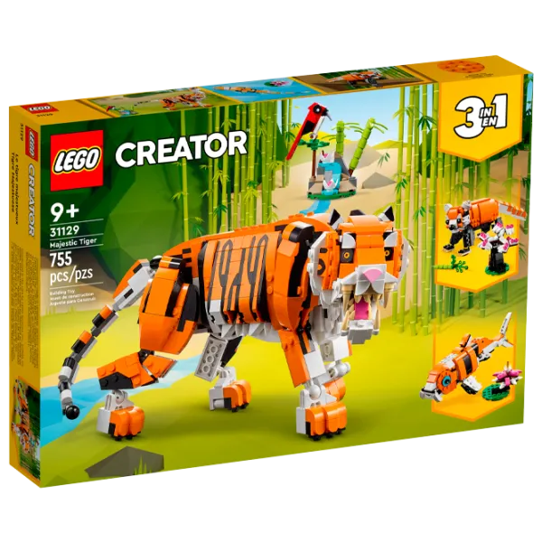 Детский конструктор LEGO Tigrul Maiestuos Животные/ Оранжевый photo 1