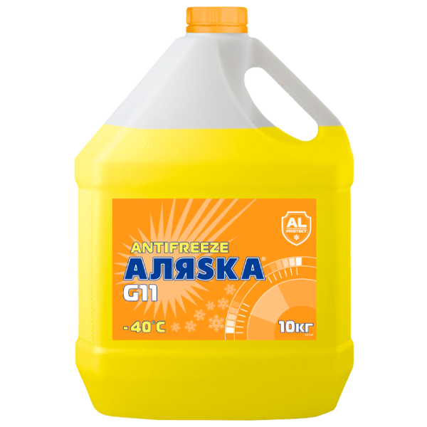 Антифриз Alaska New Formula 49584 10 л Желтый photo 1