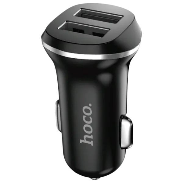 Încărcător auto Hoco Z1 2.1 A/ Black photo 1