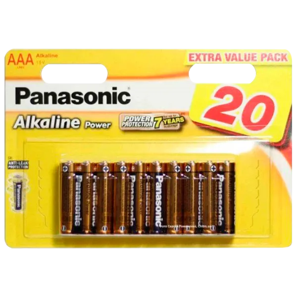 Baterie Panasonic Lithium AAA 1.5 V/ 20 buc. photo 1