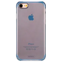 Чехол для смартфона Apple iPhone 7/ 8/ SE2 Remax/ Back/ TPU/ Прозрачный Синий