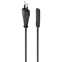 Кабель питания Cablexpert Schuko + C7 1.8 м/ Черный