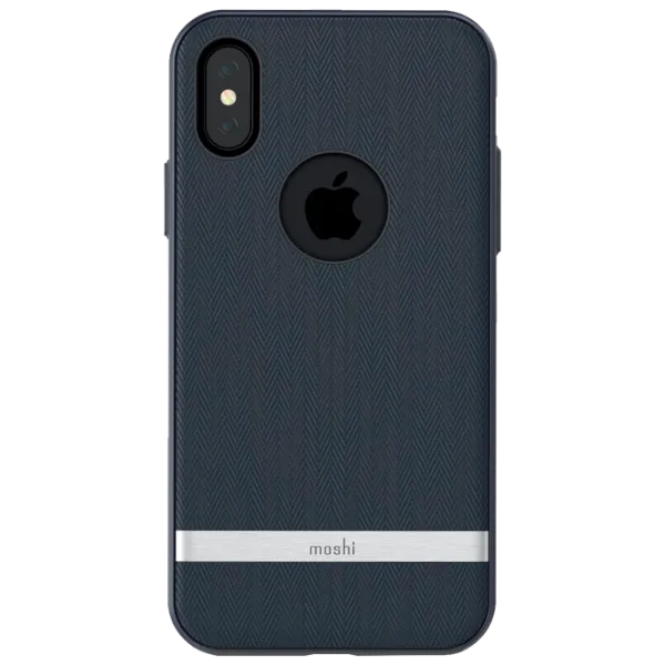 Husă pentru smartphone Apple iPhone X/ XS Moshi/ Back/ TPU/ PC/ Blue photo 1 Husă pentru smartphone Apple iPhone X/ XS Moshi/ Back/ TPU/ PC/ Blue photo 1