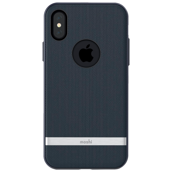 Husă pentru smartphone Apple iPhone X/ XS Moshi/ Back/ TPU/ PC/ Blue photo 1 Husă pentru smartphone Apple iPhone X/ XS Moshi/ Back/ TPU/ PC/ Blue photo 1