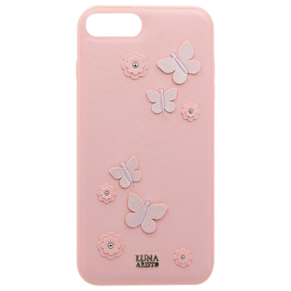 Husă pentru smartphone Apple iPhone 8 Plus/ 7 Plus Luna Aristo/ Back/ Piele/ White Pink photo 1 Husă pentru smartphone Apple iPhone 8 Plus/ 7 Plus Luna Aristo/ Back/ Piele/ White Pink photo 1