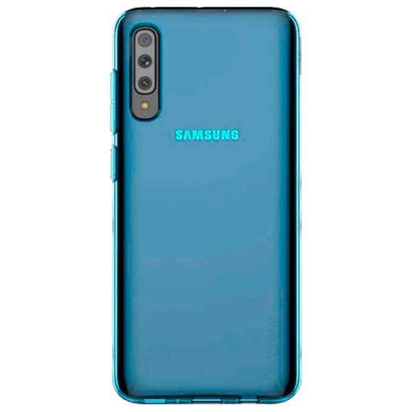 Чехол для смартфона Samsung Galaxy A70 Araree/ Back/ TPU/ Прозрачный Синий photo 1 Чехол для смартфона Samsung Galaxy A70 Araree/ Back/ TPU/ Прозрачный Синий photo 1
