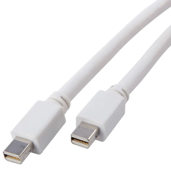 Cablu de date APC Mini DisplayPort + Mini DisplayPort 0.15 m/ White photo 1