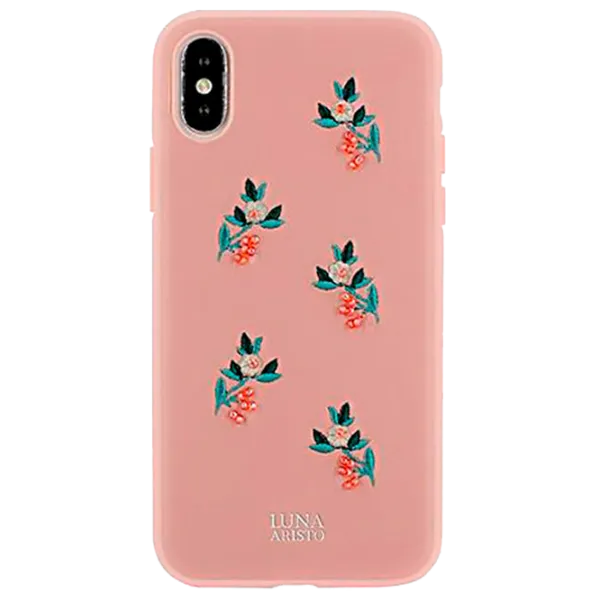 Husă pentru smartphone Apple iPhone X/ XS Luna Aristo/ Back/ Piele/ Blue Pink photo 1 Husă pentru smartphone Apple iPhone X/ XS Luna Aristo/ Back/ Piele/ Blue Pink photo 1