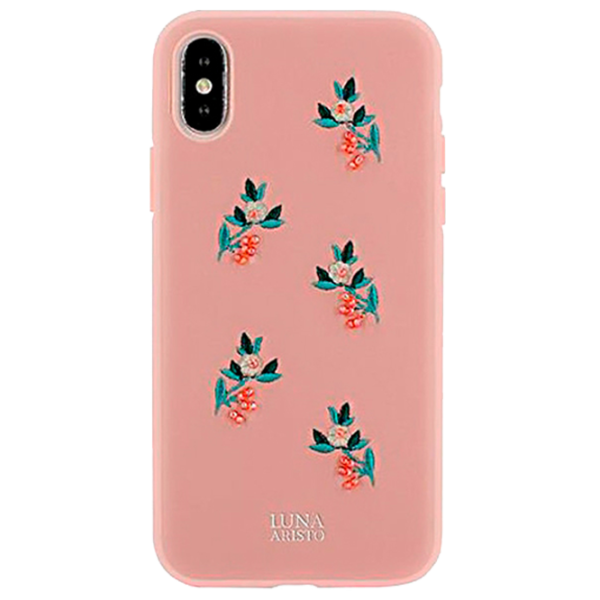 Husă pentru smartphone Apple iPhone X/ XS Luna Aristo/ Back/ Piele/ Blue Pink photo 1 Husă pentru smartphone Apple iPhone X/ XS Luna Aristo/ Back/ Piele/ Blue Pink photo 1