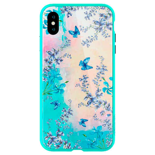 Husă pentru smartphone Apple iPhone XS Max Nillkin/ Back/ TPU/ PC/ Multicolor Green photo 1