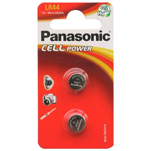 Батарейка Panasonic Lithium LR44 1.5 В/ 2 шт. photo 1
