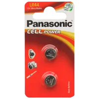Батарейка Panasonic Lithium LR44 1.5 В/ 2 шт.