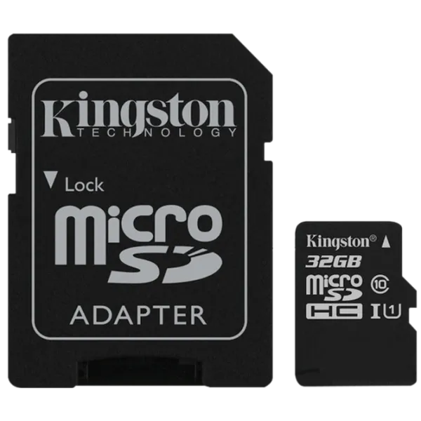 Memory Card Kingston UHS-I 32 ГБ MicroSD Card/ Class10 photo 1