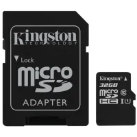 Memory Card Kingston UHS-I 32 ГБ MicroSD Card/ Class10