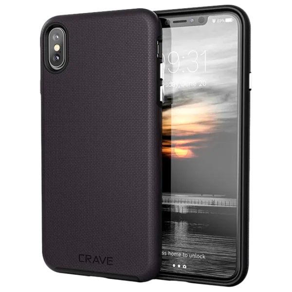 Чехол для смартфона Apple iPhone X/ XS CRAVE/ Back/ TPU/ PC/ Черный photo 1