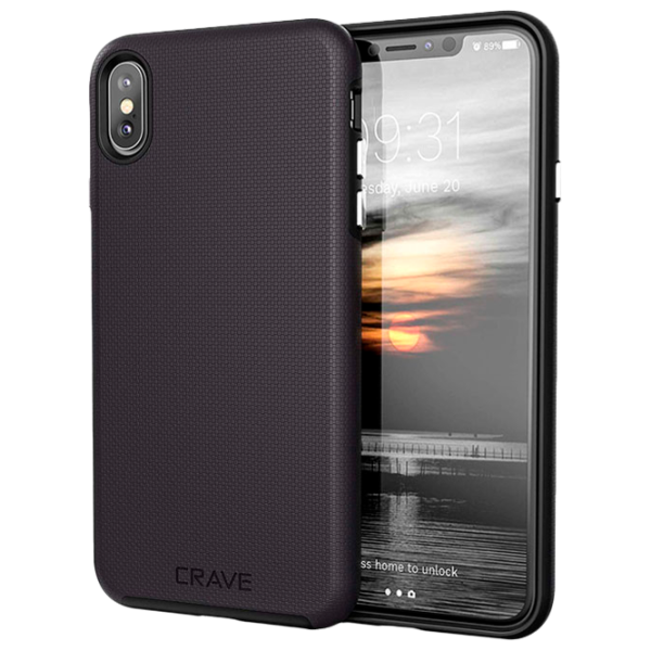Чехол для смартфона Apple iPhone X/ XS CRAVE/ Back/ TPU/ PC/ Черный photo 1