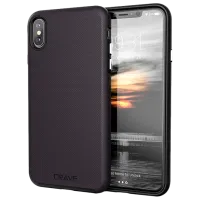 Husă pentru smartphone Apple iPhone X/ XS CRAVE/ Back/ TPU/ PC/ Black